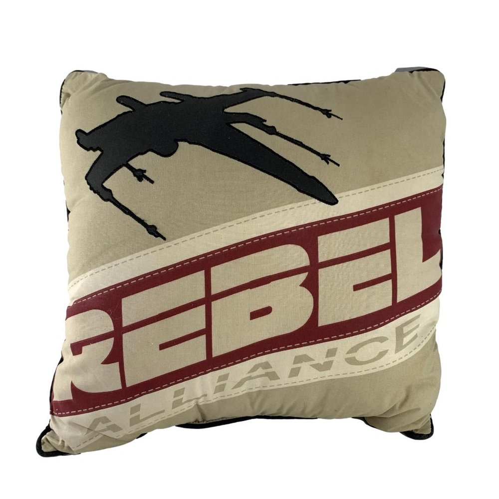 Star Wars Rebel Alliance Throw Accent Pillow Tan Maroon